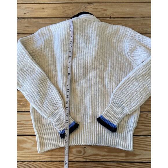 Vintage Irish Brand Wool Knit Sweater Size Large Women’s White - Picture 4 of 6